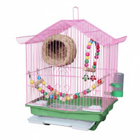 Large Size Rolling Parrot enclosure Breeding Design avian Enclosure sturdy Metal Construction Aviary Spacious Interior for Indoors, Living Room, Home
