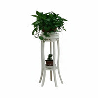 European design Multi-Tier Pot Display Floor-Standing Multi-Level Pot Stand Fully Assembled Flower Rack Sturdy for Gardeners, Homeowners, Beginners, Living Room, Indoor, Balcony, Sunroom