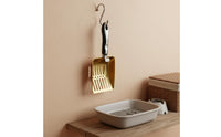 Large Capacity Stainless Steel Litter Scoop Easy to Clean Feline Litter Shovel Long-Lasting Fine Sand Scoop Rust-Resistant