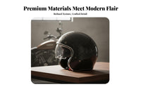 Carbon Fiber Helmet Breathable Carbon Fiber High Impact Resistance for Cruiser Cyclist S, Men, Cruising, Town Commuting, Daily Commute