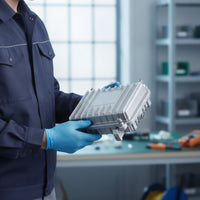 Weatherproof Access Point Bridge Enclosure with Hinge Rugged Waterproof Metal Housing Heavy-Duty for System Integrators