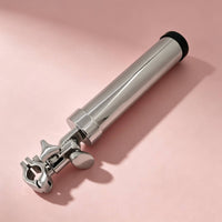 Clamp-Mounted Fishing Rod Holder Adjustable Knob Stainless Boat Rod Holder End Cap for Yacht