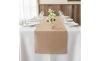 Burlap Table Runner Roll Coarse Table Runner with Rope Long for Crafters, Crafts