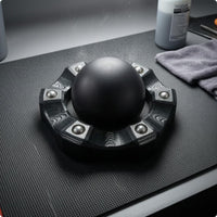 Metal Bearings Bowling Ball Polishing Stand Faceted Bowling Ball Cleaning Stand Textured Sports Gear Low-Silhouette