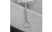2 Pieces Brass Valve Brushes Shed-Resistant Mouthpiece Cleaning Brush Portable for Instrumentalists