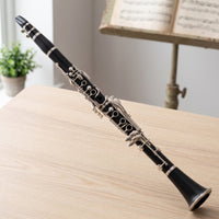Beginner B-Flat Clarinet Student Clarinet Long-Lasting Woodwind User-Friendly for Students, Children, Performance