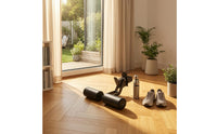 Foam-Covered Squat Rack Leg Roller Padded Leg Roller Attachment Metal Strength Training Gear
