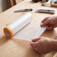 Dustproof Plastic Sheeting for Furniture Protection During Renovation