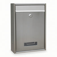 Wall Mounted Mailbox Lockable Letter Box Letterbox for Homeowners