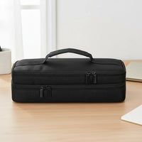 Padded Protection Double Layer Printer Storage Bag Wide Compatibility Travel Printer Carrying Case for Business Trip, Office
