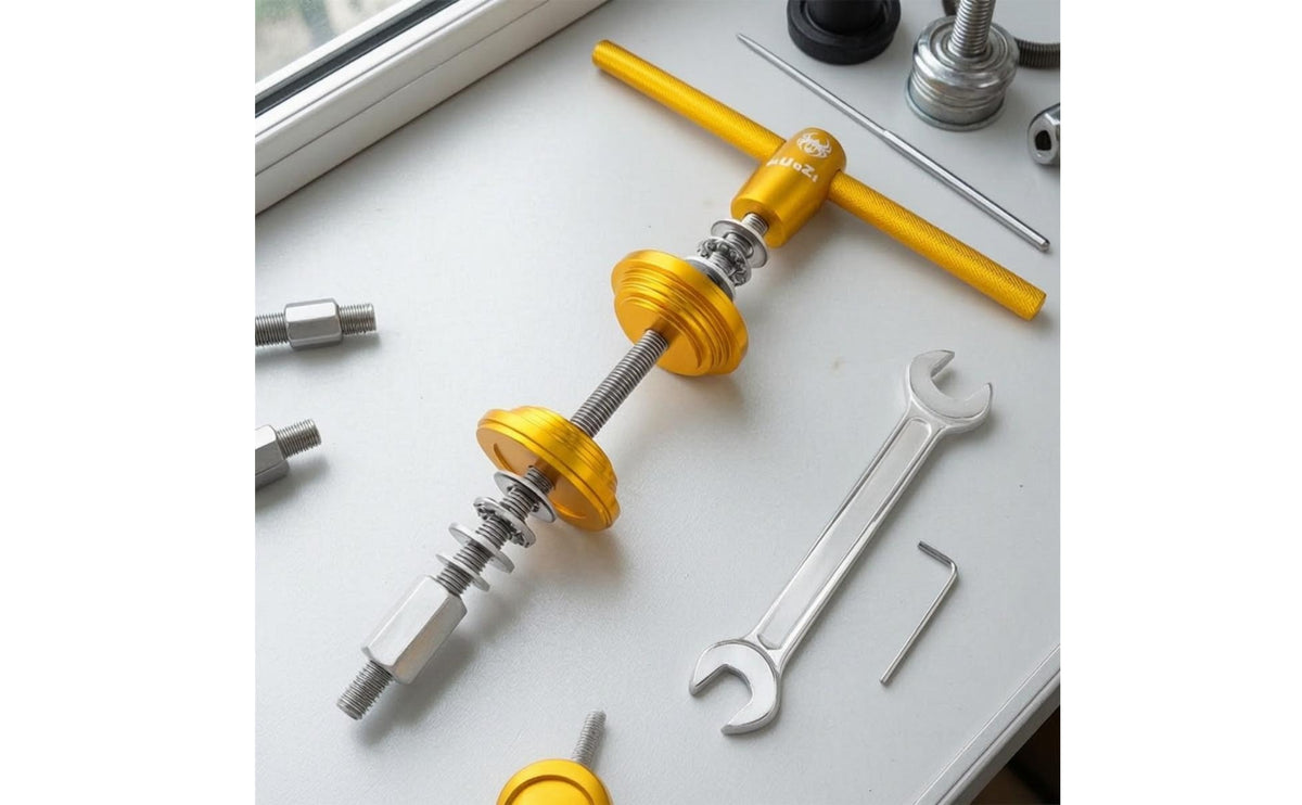 Headset Cup and Bottom Bracket Press Installer Versatile Cycle Headset Bearing Presspress Tool Easy to Use for Mechanics, Cyclists, Home Maintenance