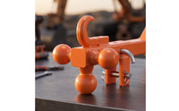 Heavy-Duty Tractor Tow Hitch Support Frame Sturdy Triangular 3-Point Hitch Adapter Long-Lasting Drawbar Adapter Standard for Jobsites