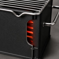 Portable Carbon Steel BBQ Grill for Outdoor Camping and Home Use