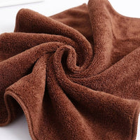 Thick Microfibre Cloth and Microfibre Towel 35cm x 75cm, 5 Pack Highly Absorbent Towels for Car Washing, Surface Salon and Household Use