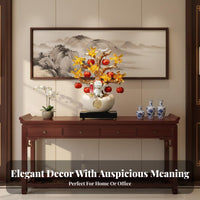 Chinese Treasure Basin Decoration Housewarming Gift Vessel of Gold Decoration Feng Shui Wealth Statue Auspicious Symbol