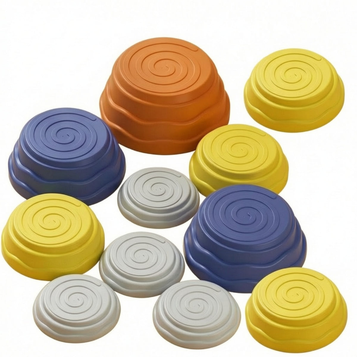 11 Pieces Balance Stepping Stone Sturdy Play Equipment Stackable for Classroom