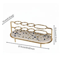 Diatomite Toothbrush Holder Absorbent Washroom Vanity Tray Rack Anti-Slip Washroom Holder for Washstand