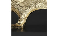 Ginkgo Leaf Bookends Textured Resin Bookends Stable Book Holders for Bookshelf, Living Room