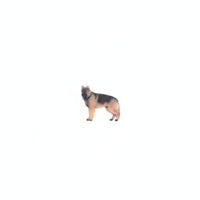 1/64 Scale Dog Painted German Herder Figurine Detailed Miniature German Herder for Hobbyists
