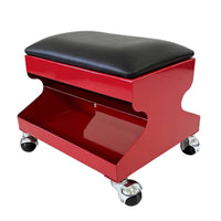 Rolling Shop Seat Swivel Casters Tool Tray Comfort for Auto Detailers