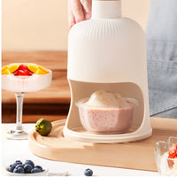Strong Grip Shaved Ice Appliance Easy to Use Manual Ice Shaver Portable Fluffy Ice Cone Machine Food-Safe Safe for Summer, Home