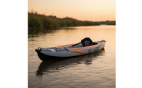 Streamlined Inflatable Kayak Lightweight Portable Kayak Heavy-Duty Paddling Craft Compact for Kayakers, Paddlers, Calm Rivers, Lakes, Recreation, Touring