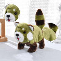 Mini Cuddly Raccoon Toy Small Walking Toy Realistic Cuddly  for Playroom