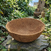 Hanging Basket for Garden Decor and Hanging Plant Display, 5 Pack Metal Hanging Planter with Coconut Coir Liner, Wall Planter Garden Decoration