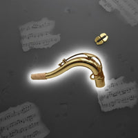 Saxophone Neck Tube Brass Material   Sax Neck Abrasion Resistant Instrument Accessory