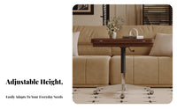 Mobile Design Adjustable C-Shaped Table Space-Saving Household Furniture half-century-centuryera aesthetic Laptop Stand multifunctional Use for Small Apartment Dwellers, Remote Workers, Students, Living Room, Home Office, Bedroom