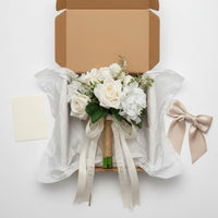 Silk Wedding Flower Arrangement Photo Prop Wedding Flower Bunch Realistic