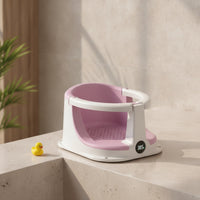 Safe Baby Bath Seat with Safety Bar Ergonomic Baby Bath Seat Supportive Stable for Parents