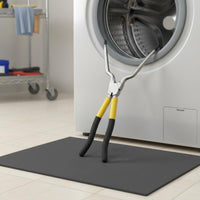 PVC Grip Handle Washing Machine Coil Removal Tool Extended Head Long Nose Circlip Pliers High-Carbon Steel for DIYers, Workshop