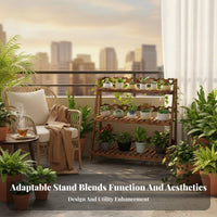 Installationno-assembly Foldable Lattice Rack Easy Assembly Tiered Plant Holder Room Divider Function Garden Furniture Space-Saving for Gardeners, Apartment Dwellers, Homeowners, Balcony, outdoordoor, Indoor, Corner