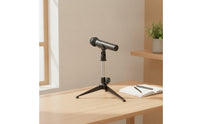 Adjustable Desktop Audio Capture Device Stand Tabletop Desktop Mic Stand Stable Low-Profile for Recording, Broadcasting