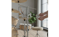 Secure Drum Rack Connector Clamp Modular Tube Clamp with Connecting Rod Sturdy Hardware Stable for Drummers