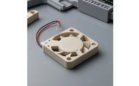 Four Mounting Holes Miniature Square Fan Beige Square Cooling Fan Compact Electronics Part Two-Wire