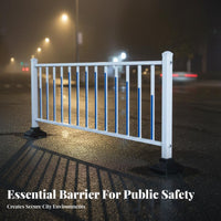 Municipal Road Guardrail High-Visibility Road Divider Barrier Anti Pedestrian Fence for Construction Companies, Roads, Parking Lots