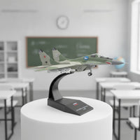 MiG-29 Fighter Plane with Display Stand for Desk, Office, Collectors