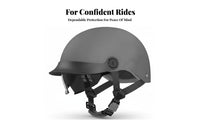 Retro Design Half Helmet 3C Certified Lightweight Half Helmet Breathable Guarding Headwear for Town Cyclist S, Adults, Commuting, Daily Use
