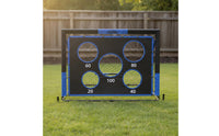 Portable Folding Soccer goals 2 in 1 Foldable Football goals Net Netting Detachable Soccer Target Net for Kids, Outdoor, Training, Backyard