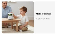 Early Education Interactive Companion Robot Sings and Dances Voice Control Robot Toy Tap Sensing for Children, Children