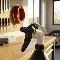 Spray Bottle Pressure Sprayer for Car Interior Cleaner and Car Cleaning, Car Wash Pump Sprayer with Hand Pump, 360 Degree Spray Design, 900ml