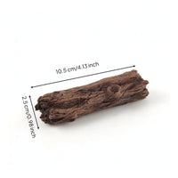 Tree Stump Ornament Realistic Log Section Textured Landscape Piece for Collectors