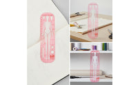 Fashion Design Stencil Ruler Transparent Fashion Illustration Template Clear Ruler with Human Figure Outline for Illustrators, Garment Drafting