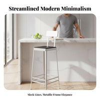 Urban aesthetic Round Pub Table with Backrest Stools Stable Construction 3-Piece Counter Height Table and Stool Set Modern Design Bar Furniture Space Saving for Business Owners, Interior Designers, Homeowners, Balcony