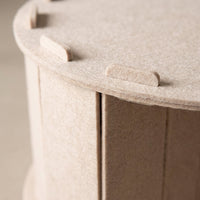 Cat Bed Cat Tunnel Felt Hideaway Winter Use Cat House 65x55x40cm