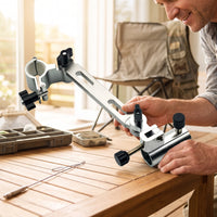 Universal Fishing Rod Holder with Clamp Multifunctional Fishing Chair Bracket Flexible Adjustable Rod Bracket Heavy-Duty for Anglers