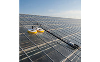 Photovoltaic Panel Cleaning Machine with Dual Brushes Electric Photovoltaic Panel Cleaning Brush Kit Self-Priming twinBrush Cleaner for Professionals