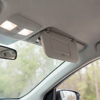 OE Standard Left Driver Side Sun Visor Compatible Interior Sun Shade Wired Car Accessory Fabric Covered for DIY Mechanics